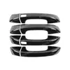 Adecuado para Volkswagen Golf 6 cubierta protectora de manija de puerta moldura decorativa kit de carrocería pequeño modificación de coche fibra de carbono