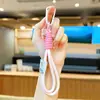 Cuerda Tejida a Mano de Bloques de Color Simples, Cordón de Color Contrastante, Llavero, Funda para Teléfono Móvil, Correa de Mano Portátil, Cuerda DIY, Colgante para Bolso