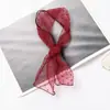 Estilo Coreano Organza Verano ins Bufanda Pequeña Nueva Moda para Mujer Bufanda Versátil Bufanda para la Cabeza Bufanda de Primavera y Otoño