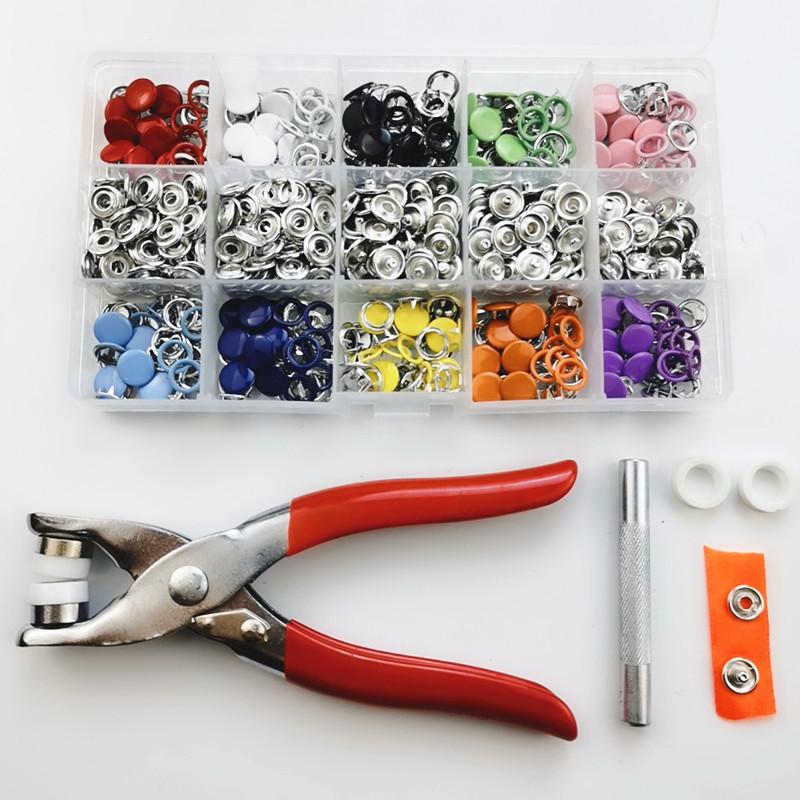 180套10色空心包面五爪扣