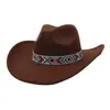 Aliexpress Wish Amazon Homens e Mulheres Outono e Inverno Lã Coração de Pêssego Top Chapéu de Cowboy Chapéu de Jazz Chapéu de Sol de Aba Larga Chapéu Alto