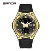Reloj Deportivo Sanda para Hombres y Adolescentes Reloj Multifuncional para Estudiantes Resistente al Agua Esfera Grande Reloj Electrónico Venta Directa de Fábrica