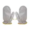 Guantes para lavar platos de alambre de acero, sin bola de alambre de acero, guantes resistentes al calor y aislantes para fregar ollas, guantes de limpieza de cocina duraderos e impermeables