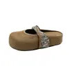 Novedad Otoño 2026 Zapatos Birkenstock que Aumentan la Altura para Mujeres Menudas, Zapatos Perezosos sin Cordones para Uso en Exteriores, Puntera Cerrada, Adecuados para Todas las Formas de Pie, Media Zapatilla