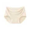 Pantaletas de algodón puro modal para mujer talla grande 10A, tiro medio, entrepierna extendida, sin costuras, forma triangular, 10A antibacterianas