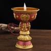 Lâmpada de Manteiga Eletrônica Suporte de Lâmpada Oferta Dianteira de Buda Lâmpada LED Luz Longa Lâmpada de Buda Lâmpada de Buda Oito Auspiciosas Lâmpada de Manteiga Carregável Doméstico
