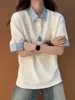 Directamente del fabricante: Camiseta de Verano para Hombre Estilo Americano Falso Dos Piezas Cuadros Patchwork Polo Manga Corta con un Toque Fresco y de Alta Gama