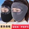 Máscara facial completa de proteção quente para outono e inverno alto valor proteção contra o frio para ciclismo proteção contra o frio para equitação à prova de vento máscara facial para motocicleta proteção para as orelhas