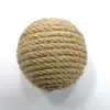Perro gato loro bola de ratán juguete para morder entrenamiento de búsqueda de alimento compañía molares inteligencia interactiva suministros para mascotas