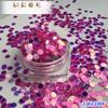 Cristal estilo coreano cor mágica fosco redondo autoajustável lantejoulas de unha beleza de unha celebridade online adesivo areia movediça mahjong fluxo enchimento de cânhamo