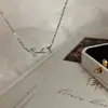 Collar de Tulipán para Mujer, Cadena para Clavícula Ins, Collar de Lujo Ligero de Nicho de Gama Alta, Moderno y Súper de Hada