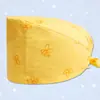 Entrega transfronteriza de gorros quirúrgicos de algodón puro para salones de belleza, gorros universales sin visera, gorros con cola de cúpula, turbantes médicos y pañuelos para la cabeza