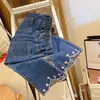 Ancorelala2026 Conjunto Nuevo de Primavera y Otoño para Niñas Linda Camisa Bordada y Jeans Conjunto de Dos Piezas Moderno