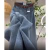 Jeans Rectos de Cintura Alta para Mujer, Nuevo Otoño Tallas Grandes, Figura de Pera, Petite, Adelgazantes, Pantalones Anchos Fluidos