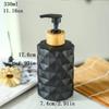 Frasco de Álcool em Gel Fosco Preto para Comércio Exterior Frasco de Álcool em Gel de Vidro Frasco de Sabonete Reembalado Vidro Frasco de Álcool em Gel para Mãos de Cozinha