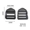 Fabricante de Hebillas para Bolsas Hebilla de Ajuste Curva de Cuatro Velocidades 2.5 Hebilla Trapezoidal Hebilla de Malla Hebilla de Ajuste para Correa de Mochila Hebilla de Sujeción