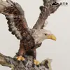 Simulación Animal Retro Águila Adorno Pequeño Decoración de Escritorio de Oficina Adorno para Tablero de Coche Águila Calva Manualidad