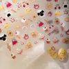 Cyansea Popular Transfronteiriço Desenho Animado Gato e Ovelha Sobremesa Adesivos 3D Embossados para Nail Art DIY Decoração de Celular Ccd Adesivos