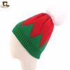 Chapéu de Lã de Natal Infantil Outono e Inverno Chapéu de Bolinha Fofo para Bebê Chapéu de Tricô Quente JDKM-19