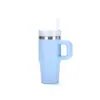 Caneca para Carro Amazon 14oz com Alça Aço Inoxidável 304 Isolada a Vácuo Caneca com Canudo para Esportes ao Ar Livre