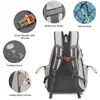 En stock Nuevo Estilo Bolsa de Tenis Mochila de Tenis para Hombre y Mujer Bolsa Grande con Visera para 4 Raquetas con Compartimentos para Zapatos