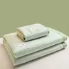 Juego de tres piezas de alfombrilla refrescante de jacquard transfronterizo con cuentas de hielo para uso doméstico, alfombrilla lavable de aire acondicionado, alfombrilla suave, alfombrilla plegable individual para dormitorio