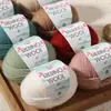 Hilo de Lana Merino Peinada al por Mayor Transfronterizo 50g para Tejer a Mano, Crochet, Suéter, Gorro, Bufanda, Hilo Completo