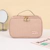 Bolsa de Cosméticos Transfronteriza Gran Capacidad Modelo Nuevo 2026 PU Impermeable Portátil para Viaje de Mujer Bolsa de Almacenamiento al por Mayor