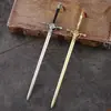 Estilo Nuevo Chino Metal Espada Pasador Oro Diy Hecho a Mano Cuerpo de Pasador de Espada Colgante de Borla Pasador Hanfu Cuerpo