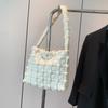 Bolsa de Cuadros Nube Estilo Nuevo 2026 Transfronteriza Moda Coreana Bolsa de Burbujas Tridimensional Versátil Gran Capacidad Bolso de Hombro Debajo del Brazo