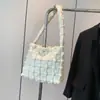 2026 Bolso Nube Nuevo Moda Coreana de Nicho Tejido Burbuja Acolchado Tridimensional Bolso de Mujer Versátil Bolso de Hombro para Viajar