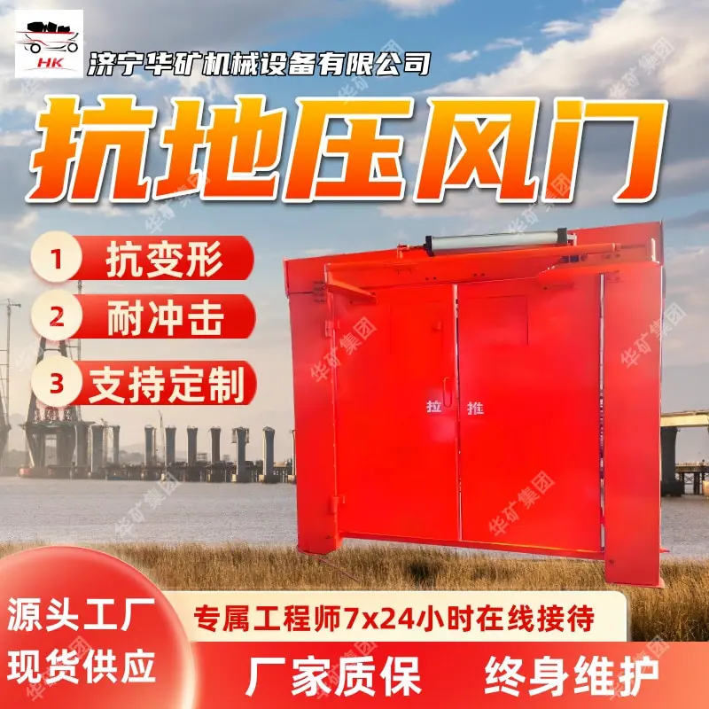 抗地压风门