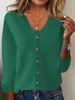 Cárdigan de Punto para Mujer, Chaqueta de Punto para Primavera y Verano, Cárdigan Suéter de Manga Larga, Chaqueta de Temporada Tallas Grandes, Chaqueta Suéter Transfronteriza para Mujer