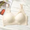 Sutiã Confortável Sem Costura para Mulheres, Lindo Costas, Peça Única com Bojo Fixo, Seios Pequenos Parecendo Maiores, Sem Aro de Metal, Push-Up para Prevenir Queda