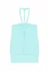 Amazon Y2K Casual Versátil Moda Vestido de Tirantes Color Sólido Sin Mangas Diseño Plisado Vestido Recto para Mujer