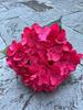[Hortensia de Simulación] Nueva 5 Hortensia de Mallorca Blanca Comercio Exterior Fondo para Bodas Flores Artificiales al por Mayor