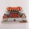 Imanes de Nevera Culturales y Creativos de Chaozhou, Shantou y Chaozhou, Souvenirs Turísticos del Pequeño Parque de la Isla Nanzhou, Imanes de Nevera de Chaozhou, Pastel de Durazno Rojo
