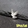 Nuevos Accesorios Transfronterizos Electrochapado de Oro Real de 18K Colgante DIY Accesorios para Colgantes Acero Inoxidable Animal Pequeño Águila Pájaro Joyería