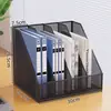Estante de almacenamiento para archivos A4, estante para libros y documentos, atril, estante de almacenamiento integrado multifuncional, carpeta de archivos, organizador de escritorio