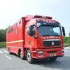 Caminhão de Bombeiros Promocional Shandeka, Caminhão de Bombeiros Promocional Sinotruk com Tração nas Quatro Rodas Dianteira e Traseira, Fabricante de Caminhões de Bombeiros da Marca Jiangte