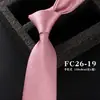 Masculino Formal de Negócios Casual Inglês Marrom Amarelo Toque de Luxo Cor Sólida 8CM Amarrado à Mão Em Estoque Atacado 1200 Fios
