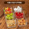 Nueva caja de almacenamiento de bocadillos de nueces chinas, caja de frutas secas con rejilla de Año Nuevo para sala de estar y hogar, caja de dulces con semillas de melón, plato de fruta de madera maciza