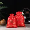 Bolsa de Regalo Dafu con Cordón Rojo Seda Bolsas de Año Nuevo Bolsa Bolsa LOGOTIPO de la Bolsa Bolsas Felices al por Mayor