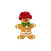 Chuangkeda 2026 Novo Boneco de Pão de Gengibre de Pelúcia para o Natal Decoração de Janela de Boneco de Pão de Gengibre Enfeite para Pendurar na Árvore de Natal