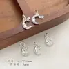 Campana de Cobre Conserva Color Chapada en Oro de 18K Luna de Pez Luna Orquídea Agujero Recto Cuentas Estilo Chino DIY Pulsera Hecha a Mano Cuentas Sueltas Accesorios de Joyería Cuentas