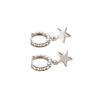Brincos Pendentes de Estrela Brincos Banhados a Ouro Real Combina com Tudo Estrela de Cinco Pontas Brincos Retrô Brincos de Nicho Avançados Brincos