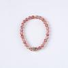 Pulsera de hielo natural flotante sur rojo santo patrón zodiacal Ben vida Buda mineral en bruto arena emperador pulsera pulsera al por mayor