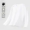 Camiseta de manga larga para hombre, capa interior de otoño para hombre, camiseta base elástica de corte holgado, camiseta estampada estilo coreano ins para hombre