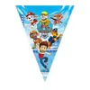 Nueva Colección de Banderines Triangulares con Temas de Dibujos Animados para Decoración de Fiestas de Cumpleaños y Festividades, Accesorios y Pancartas