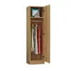 Guarda-Roupa de Aluguel de Porta Única para Apartamentos Pequenos, Armário Pequeno para Varanda, Armazenamento para Quarto de Casa, Guarda-Roupa Infantil, Fácil de Montar